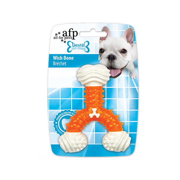 All For Paws Dental Chews Dental Wish Bone Orange