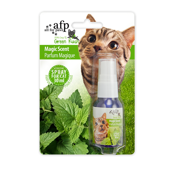 All For Paws Green Rush Magic Scent Catnip Spray