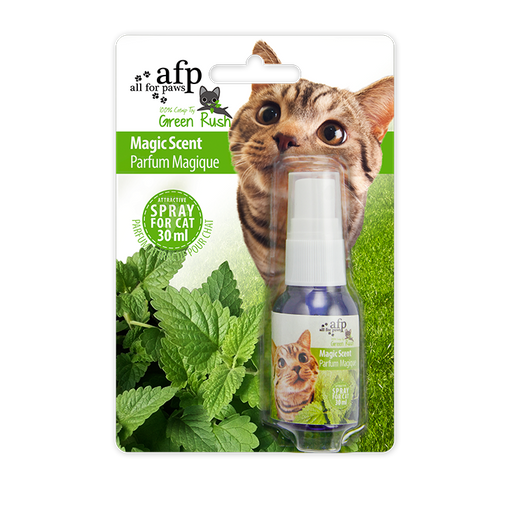 All For Paws Green Rush Magic Scent Catnip Spray