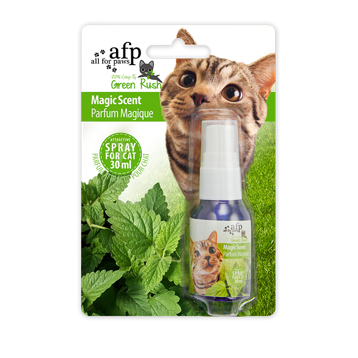 All For Paws Green Rush Magic Scent Catnip Spray