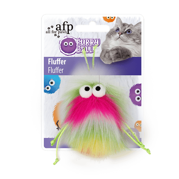 All For Paws Furry Ball Fluffer Pink