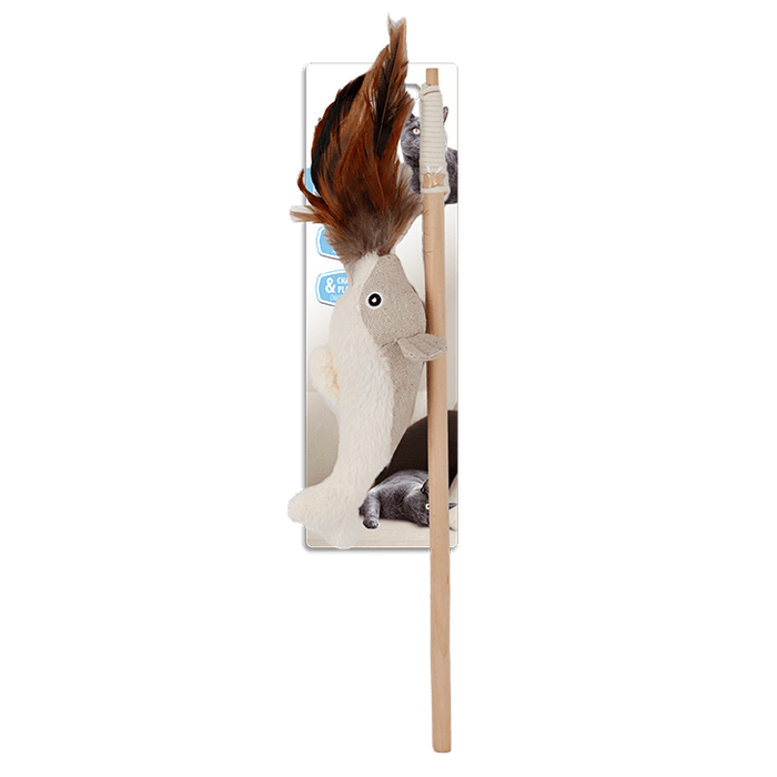 All For Paws Classic Comfort Fish Wand White