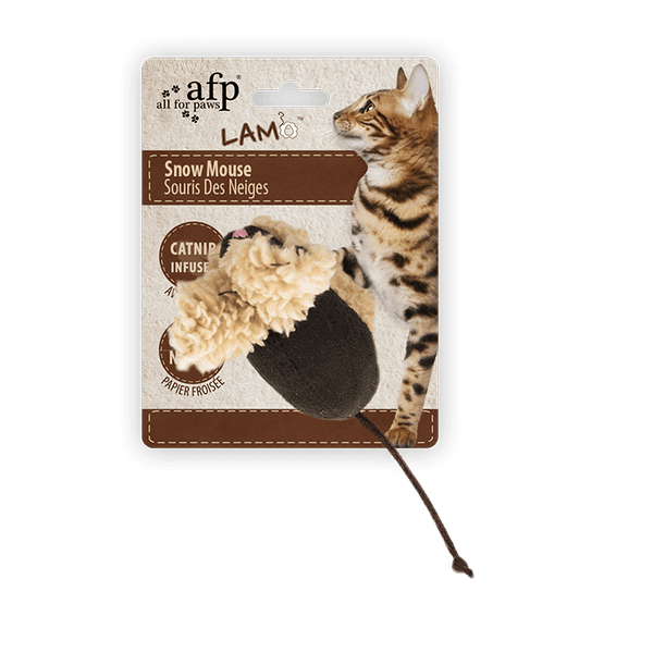 All For Paws Lambswool Snow Mouse Brown