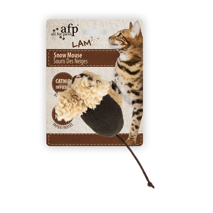 All For Paws Lambswool Snow Mouse Brown