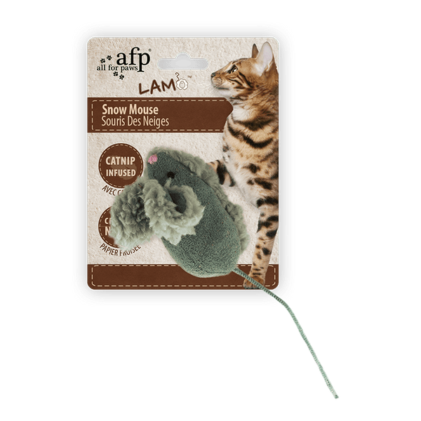 All For Paws Lambswool Snow Mouse Grey