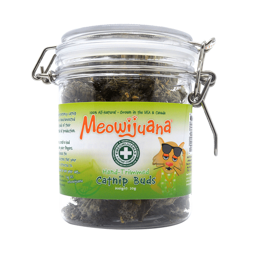 Meowijuana Jar of Catnip Buds 20g