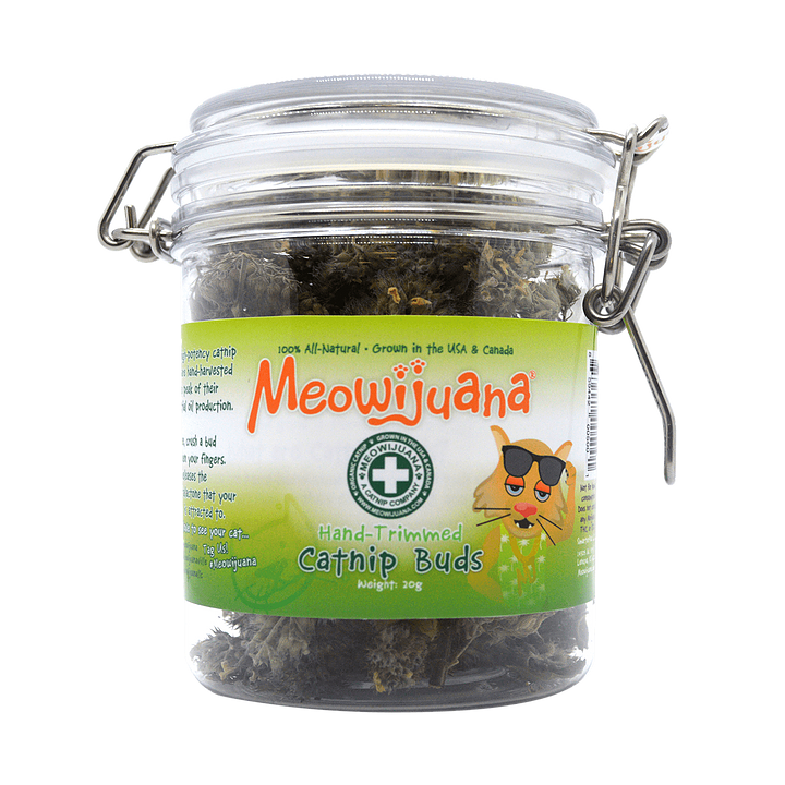 Meowijuana Jar of Catnip Buds 20g