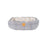 Mog & Bone Dog 4 Seasons Reversible Circular Bed - Navy Linen Small