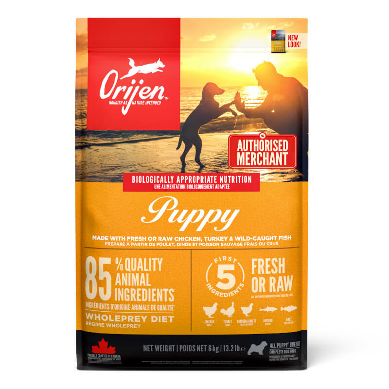 ORIJEN Puppy Dry Dog Food 2kg / 6kg / 11.4kg | High Protein Growth Formula Puppy Kibble