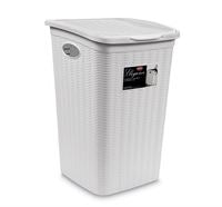 Stefanplast Elegance Laundry Hamper White 50L