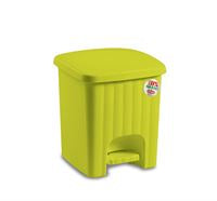 Stefanplast Pedalina Square Dustbin Lime 4.5L