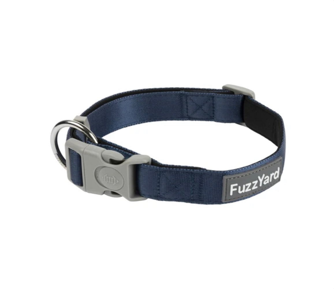 Fuzzyard Dog Collar - Marine (3 Sizes)