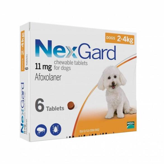 NexGard Chews For Dogs 2-4kg