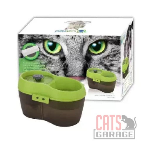 Cat H2O® Filtered Water Fountain GREEN (2 Sizes)