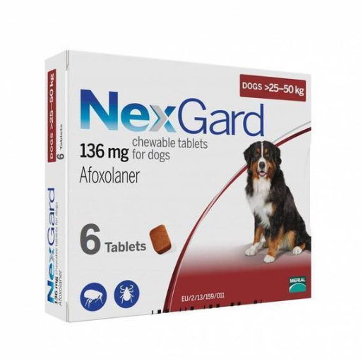 NexGard Chews For Dogs 25-50kg