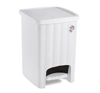 Stefanplast Margherita Pedal Dustbin White 20L