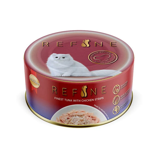 SmartHeart Cat Can Refine Finest Tuna with Chicken Strips 80g X24