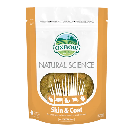 Oxbow Natural Science Skin & Coat Supplement For Small Animals 60 tabs