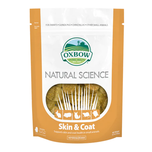 Oxbow Natural Science Skin & Coat Supplement For Small Animals 60 tabs