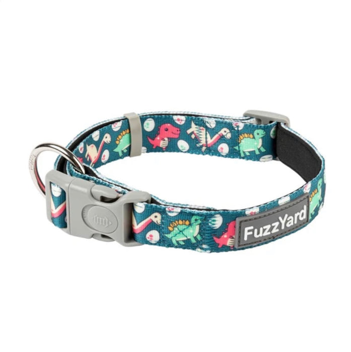 Fuzzyard Dog Collar - Dinosaur Land (3 Sizes)