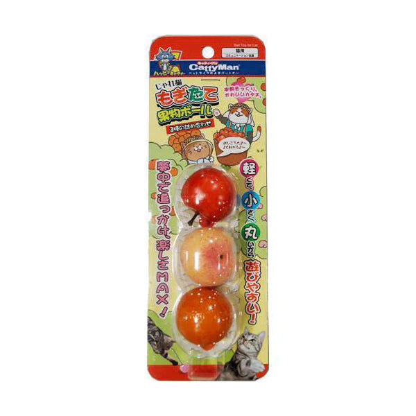 CattyMan Fruit Ball Toys for Cats