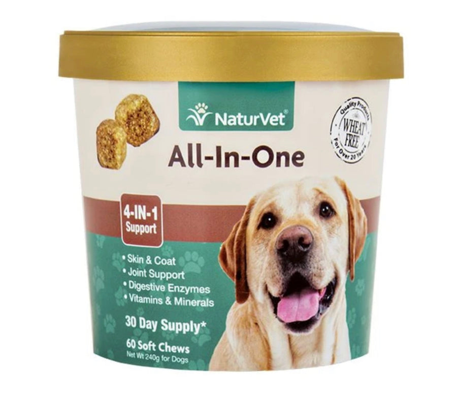 NaturVet All-In-One Soft Chew Cup 60 count