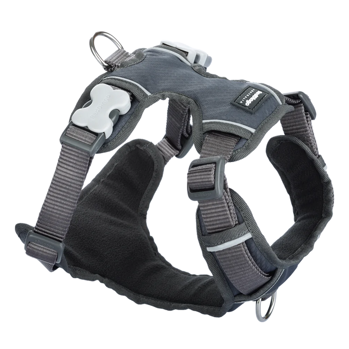 Red Dingo Padded Harness Grey S