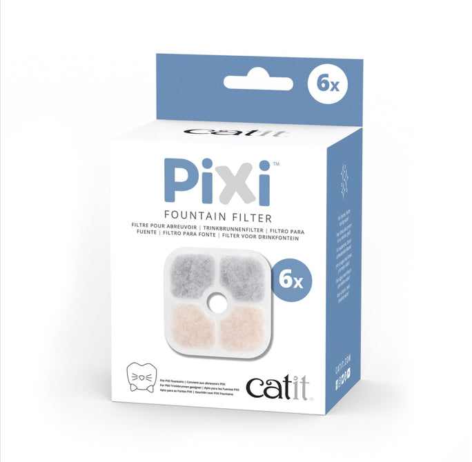 Catit PIXI Fountain Filter 6 packs