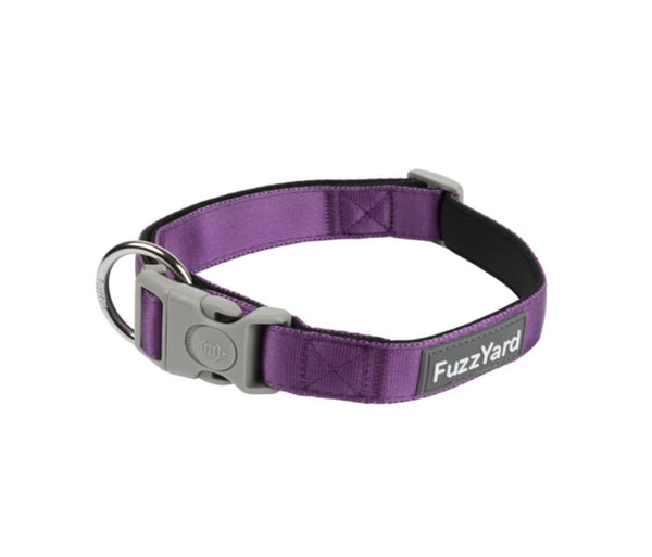 Fuzzyard Dog Collar - Grape (3 Sizes)