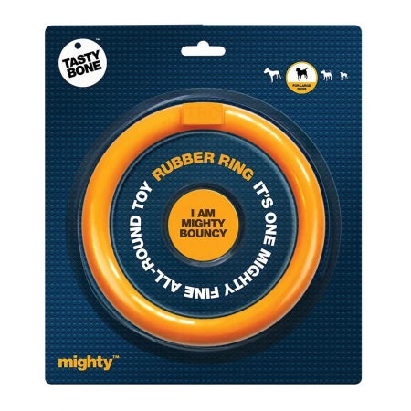 Tasty Bone Mighty Rubber Ring Large For Large Dog