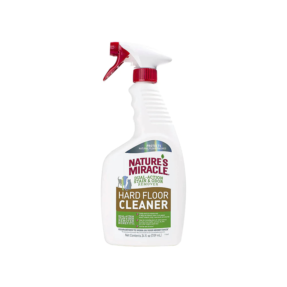 Nature's Miracle Dogs & Cats Dual-Action Stain & Odor Remover Hard Floor Cleaner 24oz