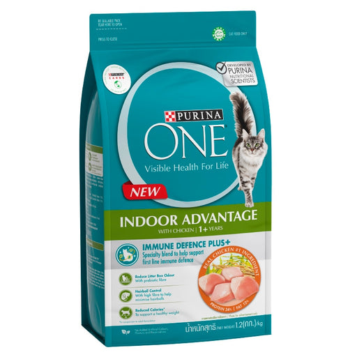 PURINA ONE® Indoor Advantage Premium Dry Cat Food 1.2kg