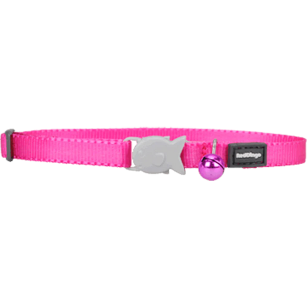 Red Dingo Kitten Collar Hot Pink 8mm