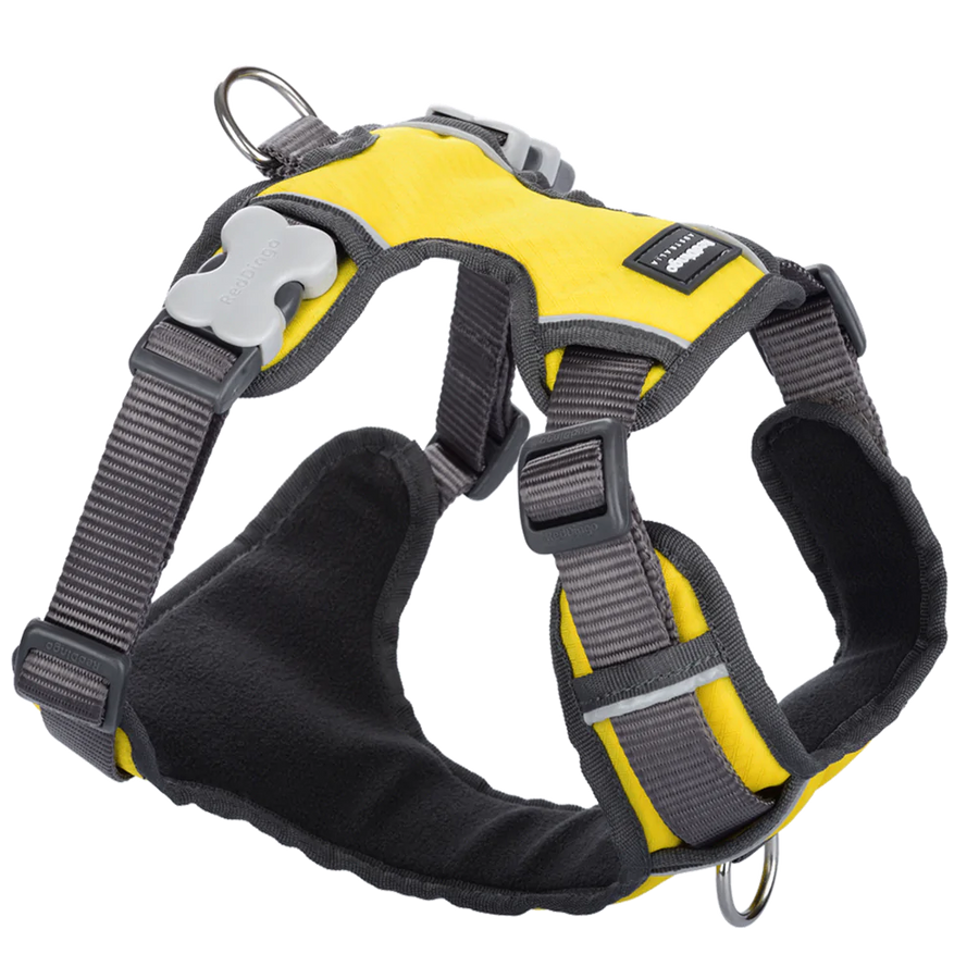 Red Dingo Padded Harness Yellow XL