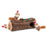 Zippypaws Holiday Burrow - Yule Log