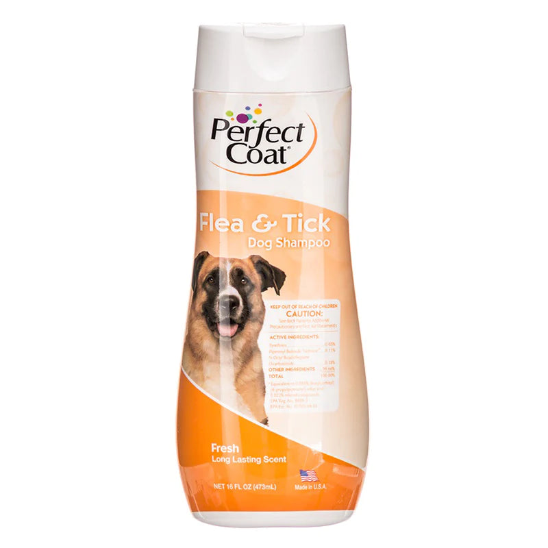 8 in 1 Perfect Coat Flea And Tick Shampoo (16oz)