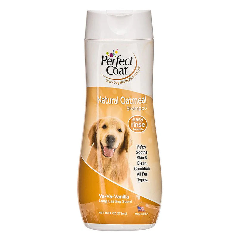 8 in 1 Perfect Coat Natural Oatmeal Shampoo 16oz Cats Garage