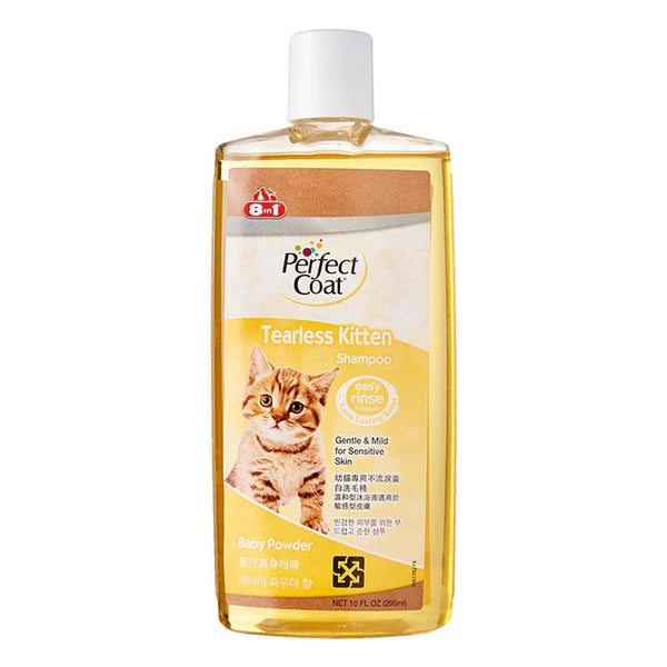 8 in 1 Perfect Coat Tearless Kitten Shampoo (10oz)