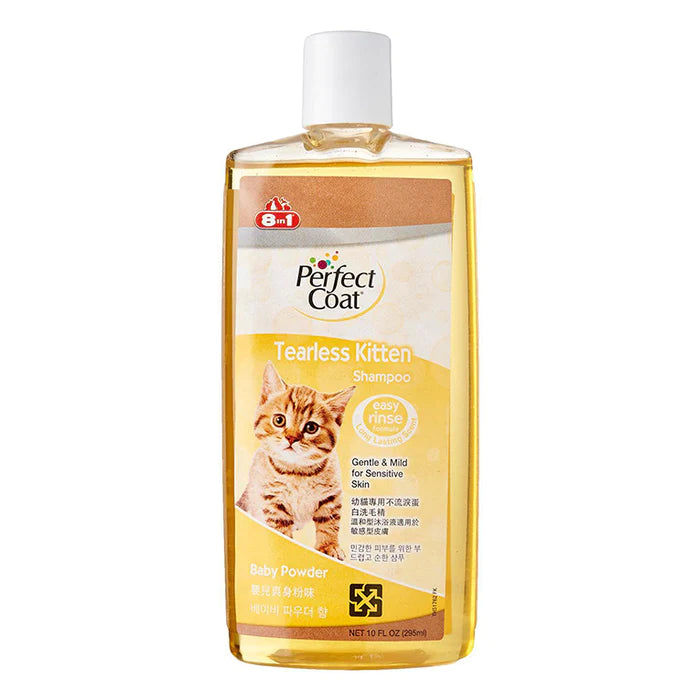 8 in 1 Perfect Coat Tearless Kitten Shampoo (10oz)