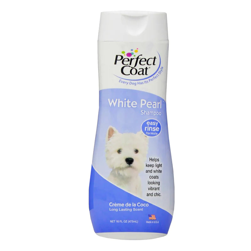 8 in 1 Perfect Coat White Pearl Shampoo (16oz)