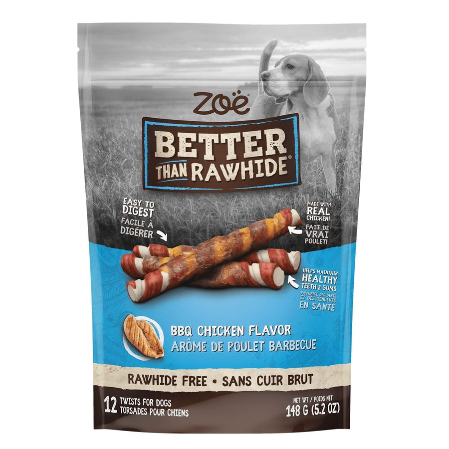 Zoë Better Than Rawhide BBQ Chicken Twists 12pcs 148g