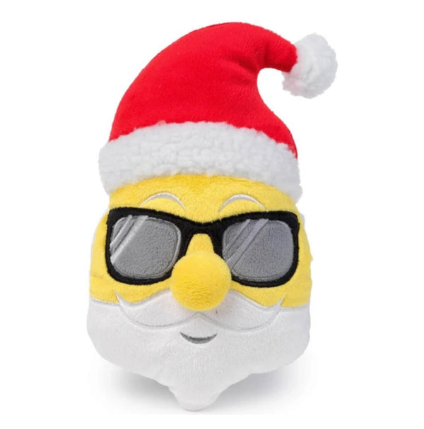 Fuzzyard X'mas Emoji Santa Plush Dog Toy