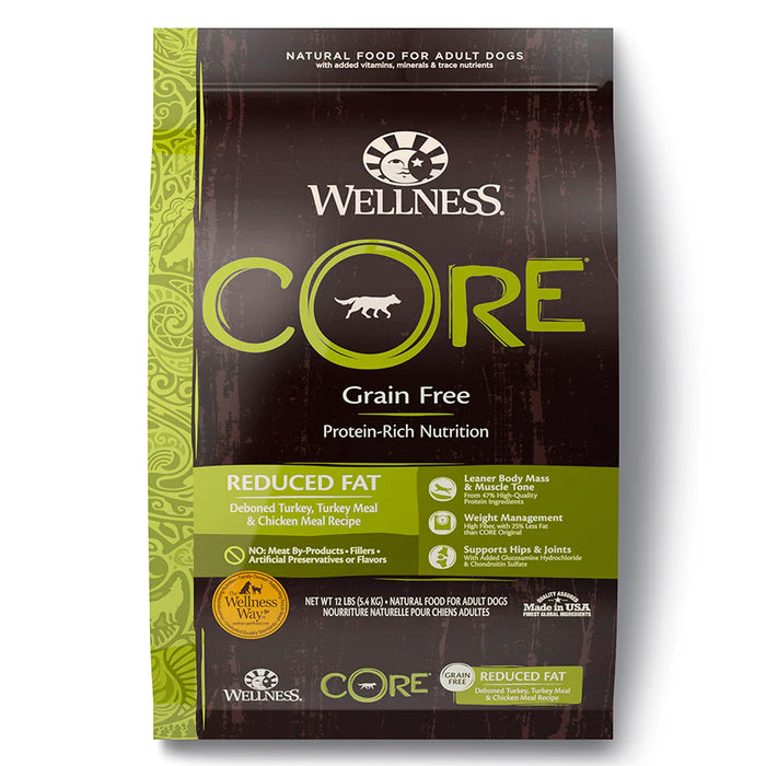 Wellness Dog Core Reduced Fat Formula 12lb