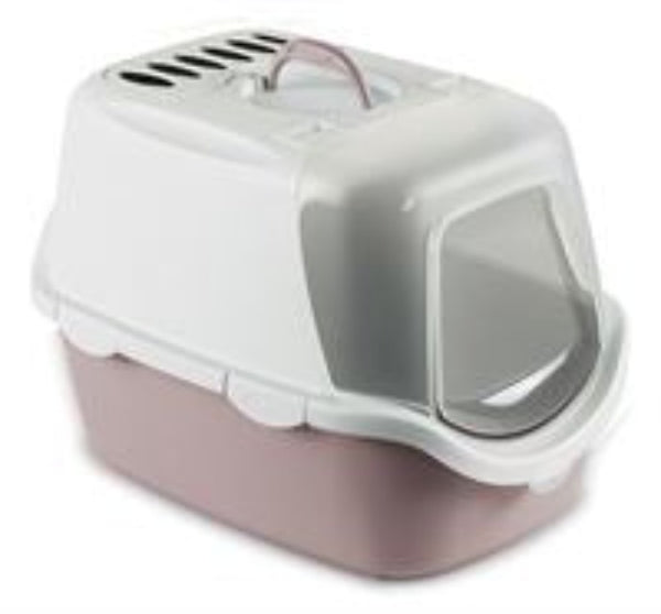 Stefanplast Cathy Easy Clean Cat Litter Box Powder Pink