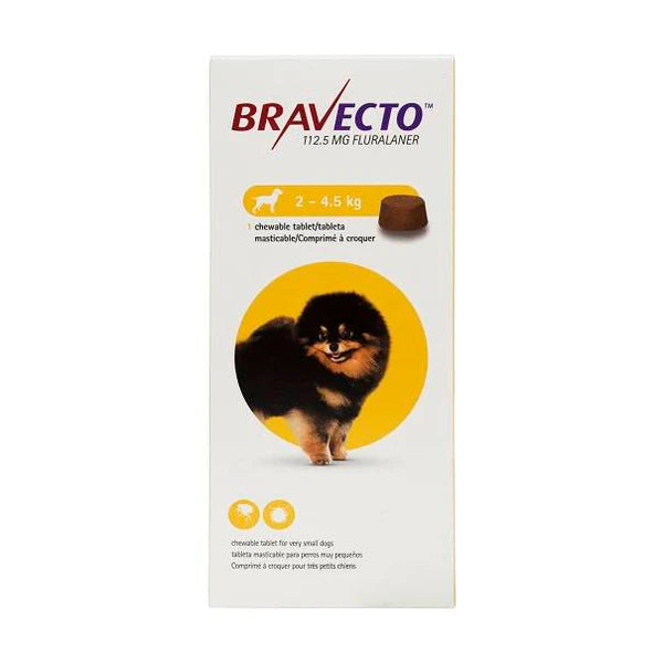 Bravecto Dog Tablet Very Small (2-4.5kg)