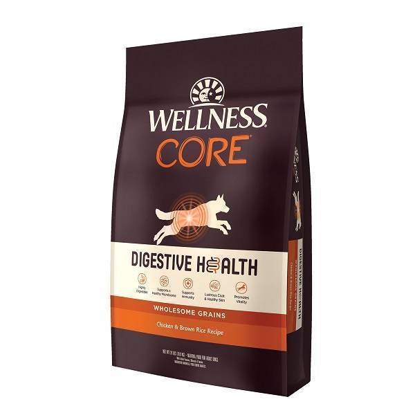 Wellness Dog Core Digestive Health Chicken & Brown Rice Recipe 24lb