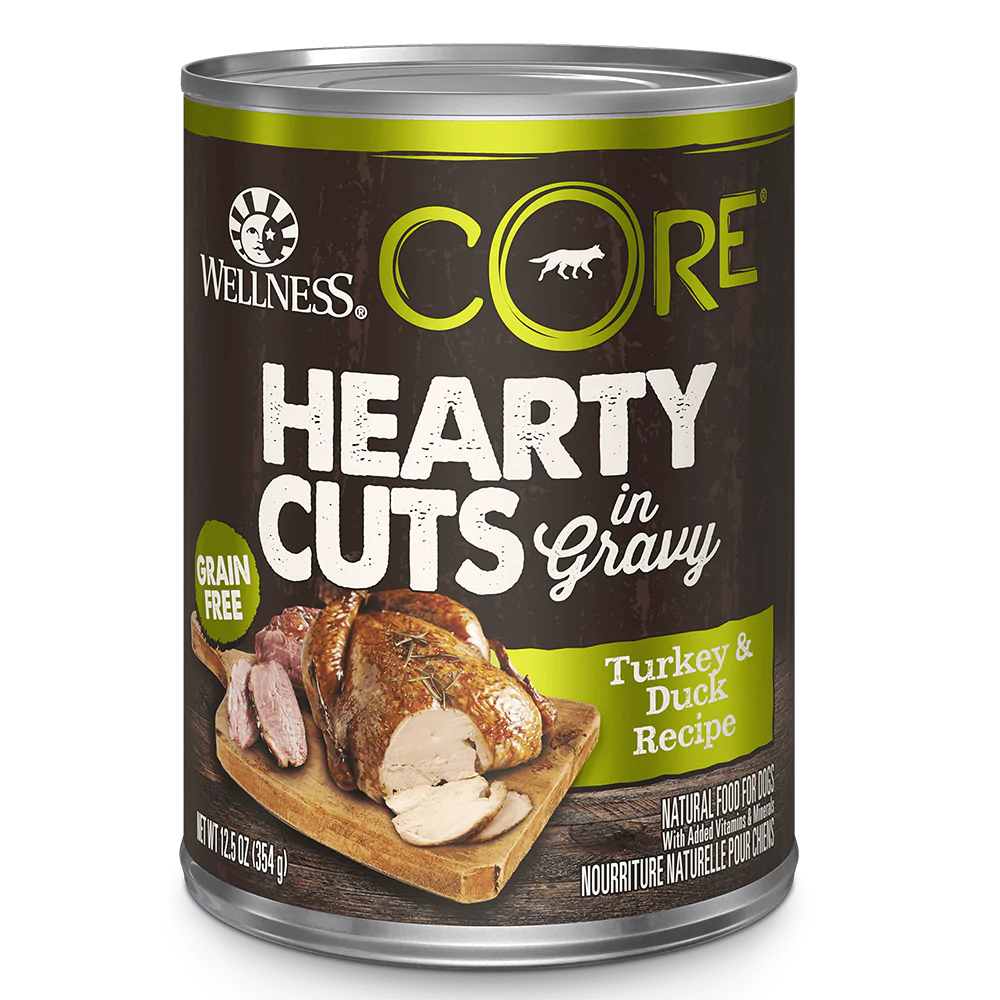 Wellness Dog Core Hearty Cuts - Turkey & Duck Recipe 12.5oz