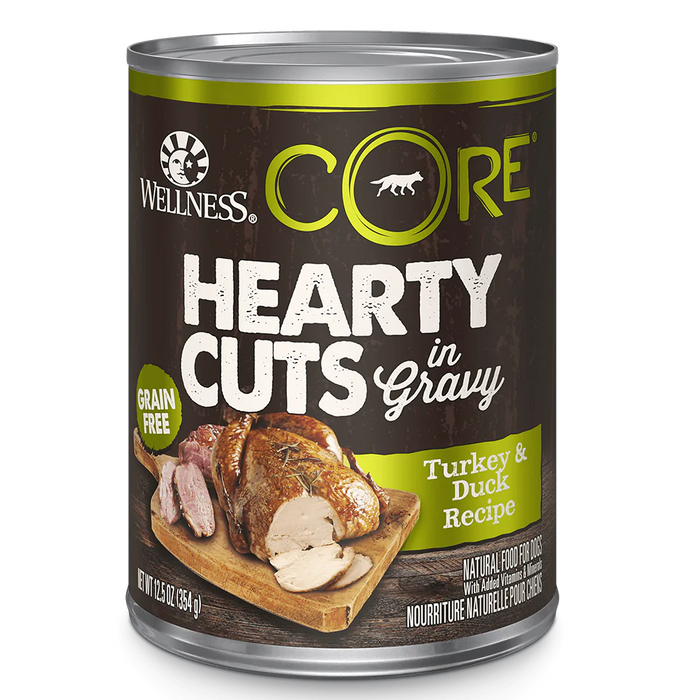 Wellness Dog Core Hearty Cuts - Turkey & Duck Recipe 12.5oz