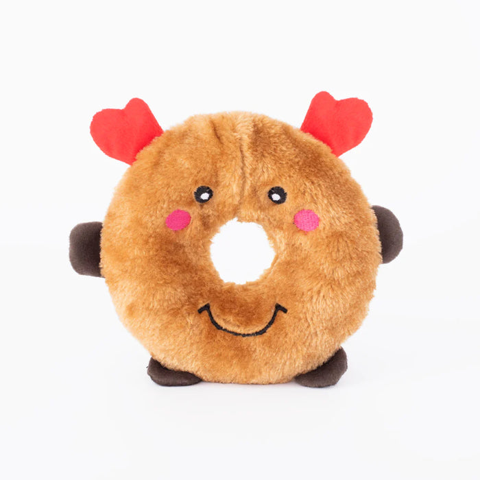 Zippypaws Holiday Donutz Buddies - Reindeer