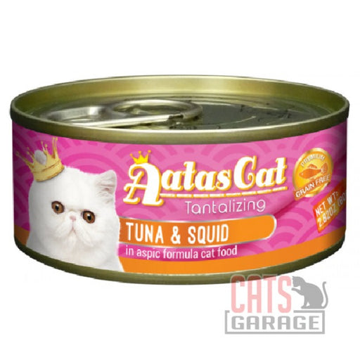 AATAS CAT Tantalizing Tuna & Squid in Aspic Formula Cat Wet Food 80g X24